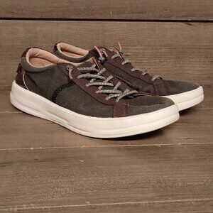 Hey Dude Karina Jet Black Women Casual Slip On Shoes Size 6